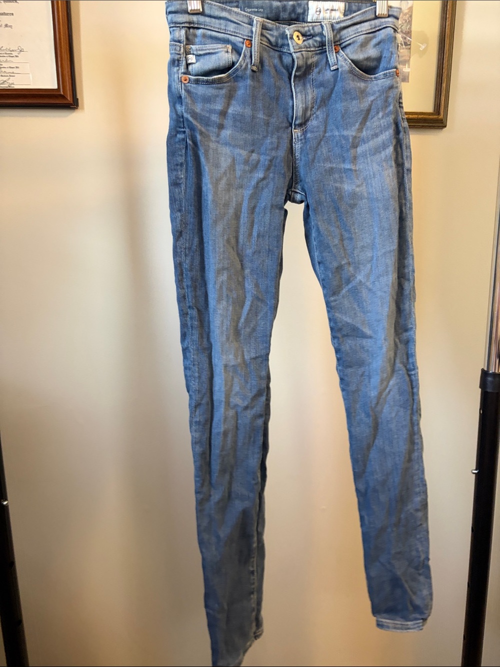 AG Adriano Goldschmied cigarette-leg jeans